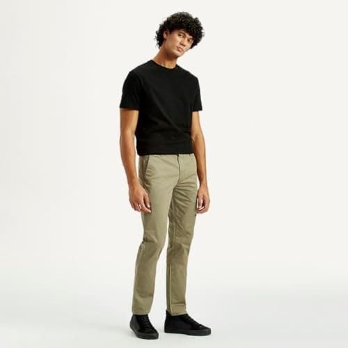Levi's Men's 511 Green Slim Fit Mid Rise Trousers, 002KC-0010, 32 3
