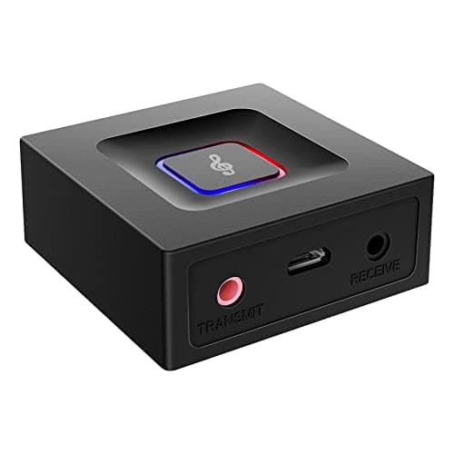 ZOOMELLA Bluetooth Wireless Audio Adapter Low Latency RCA Audio Receiver 1122Mbps