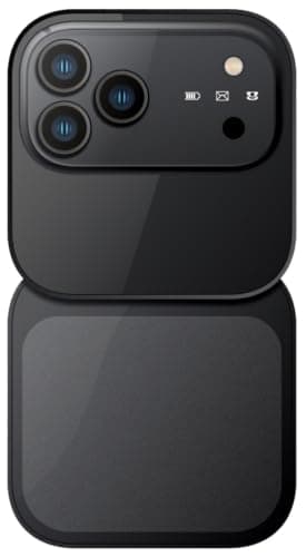 Snexian Latest Rock X Flip Dual Sim |Keypad Mobile with 1.8" Display |Flip|Fold|Call & SMS Indicator|Crystal Back Panel |BT Dialer|Voice Changer|Long Lasting Battery|Camera|Feature Phone| Black