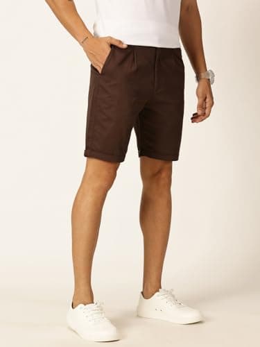 Thomas Scott Men 100% Cotton Smart Chino Shorts (TSS038_Coffee, 38) 3