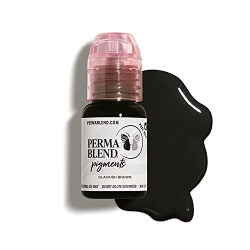 Perma Blend Pigments Professional Color for Permanent Makeup Blackish Brown 15ml, Bottle