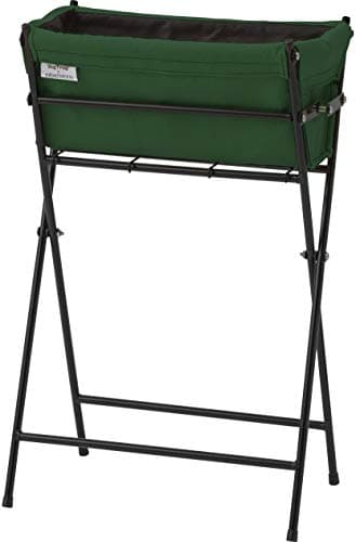 VegTrug Poppy Compact Vertical Planter | Portable Raised Garden Bed for Herbs, Vegetables & Flowers | Easy to Move, Space-Saving Outdoor Gardening Stand - Green