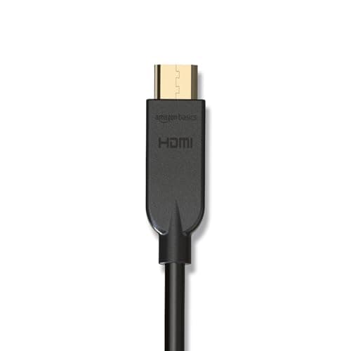 Amazon Basics Flexible Premium HDMI Cable (Black, 4K@60Hz, 18Gbps) | Compatible with Laptop, Tablet, Mp3, Gaming Device, Black | 3 Feet