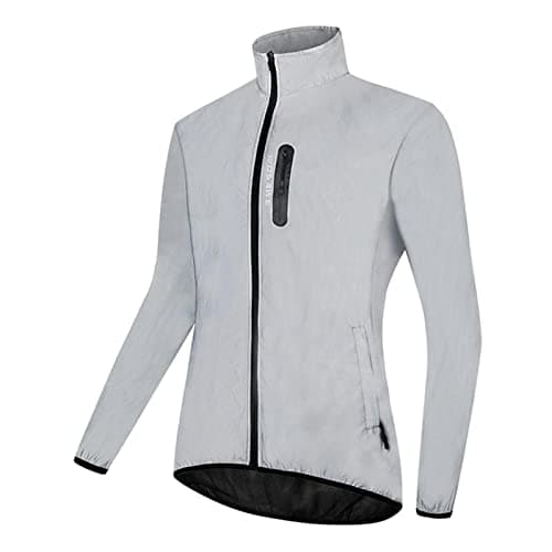 BNF®Men Reflective Jacket Cycling Windbreaker Travel Sport Coat Rain Coats XXL|Sporting Goods|Cycling|Cycling Clothing |Package Includes:1 Piece Reflective Jacket