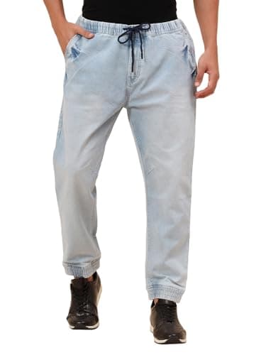 Cantabil Jogger for Men Blue (MJOG00007_LTMERCERISED_36)
