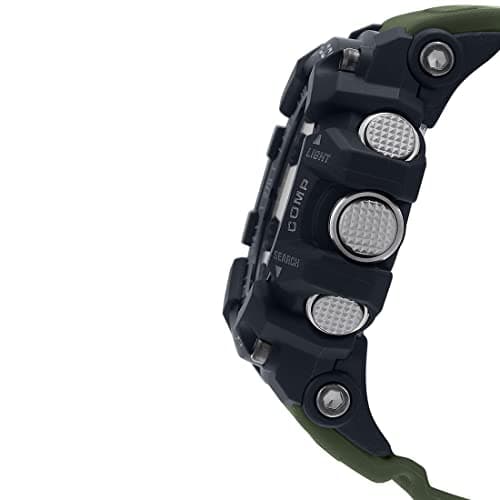 Casio G-Shock GG-1000-1A3DR Black Analog-Digital Dial Green Resin Strap Men's Watch Mud Resistant Shock Resistant G662 2