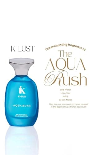 K-Lust Aqua Rush Perfume for Men (50ml) | Long Lasting Fresh Aquatic Citrus Fragrance | Premium Eau De Parfum | Daily Wear Scent for Men 4