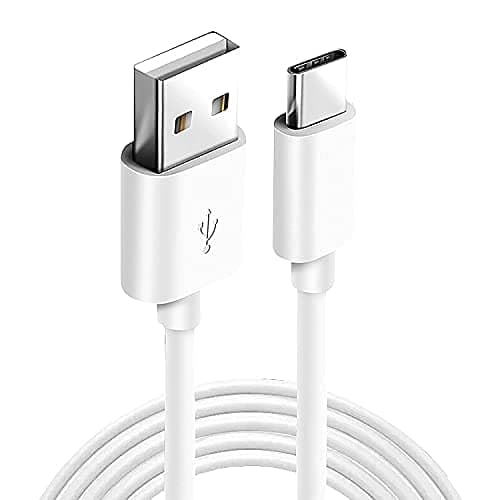 USB Cable Type c for ChromeBook Pixel Cable Original Like USB | Charging & Sync Data Cable | Rapid Quick Dash Fast Charging Cable| Type C to USB-A Cable (3.1 Amp,RW USB - White)