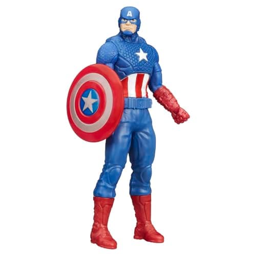 Marvel Captain America Action Figure, 6-Inch, Super Hero Toys and Figures for Kids Ages 4+ 4