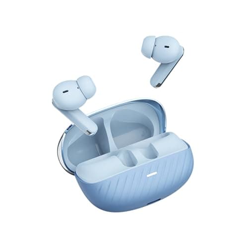 HP H250 Wireless Earbuds; Upto 80 Hours Playtime; Fast Charge; Water Resistant; Compatible with Tablets, Smartphones, PCs, and Other Devices with Bluetooth, 1 Year Warranty, Blue (AB3D9AA) 3