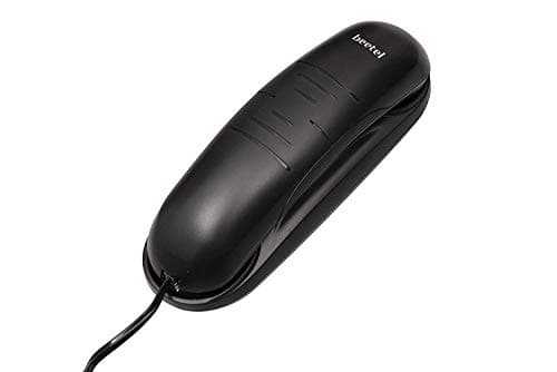 Beetel B26 Slim Corded Landline Phone,Ringer Volume Control,Wall/Desk Mountable,Ringer On/Off Switch,Clear Call Quality,Compact Design,Tone Pulse/Flash/Redial Function (Made in India) (Black)(B26) 5