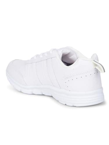 Bata Boys Lace-up School Shoes - White (4 UK) (4311007) 3