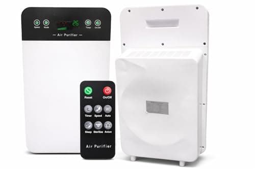 ARMAC AP551 Smart Air Purifier with Ion Technology & UV Filter | H13 True HEPA + Activated Carbon | 35–50m² Coverage | PM2.5 Display, Auto Mode & Remote Control | White 3