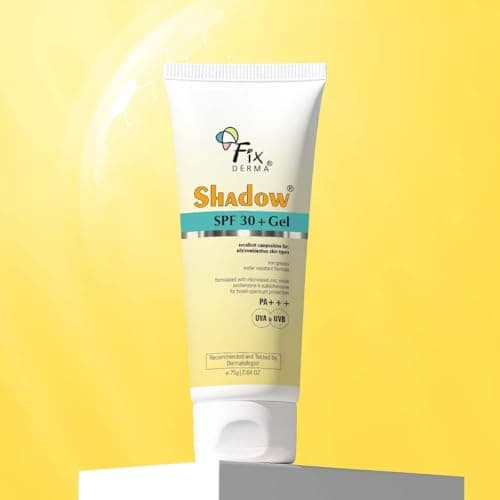 Fixderma Shadow Sunscreen SPF 30+ Pa+++ Gel For Oily Skin | Lightweight, Water Resistant, No White Cast | Broad Spectrum Sunscreen Gel For UVA & UVB Protection | Women & Men | 40gm (Pack of 2) 2