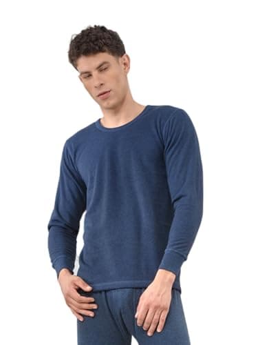 Lux Inferno Men's Premium Thermal Vest | Full Sleeves | Regular Fit | Pack of 1| Blue