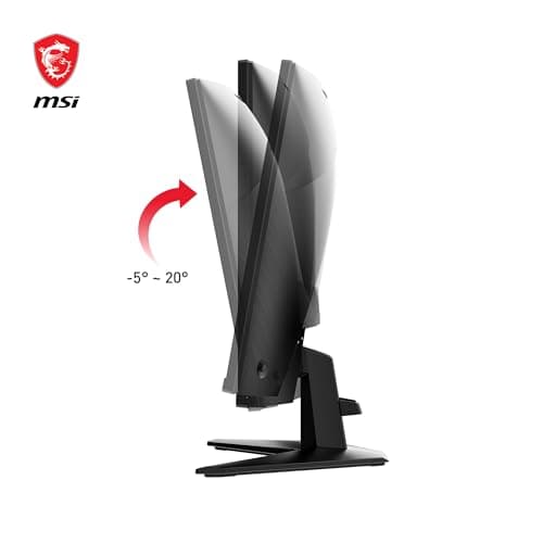 MSI MAG 27CQ6F 27 Inch 2K WQHD Curved Gaming Monitor - 1500R 2560 x 1440 Rapid VA Panel, 180 Hz / 0.5ms (GtG, Min.), Adaptive-Sync - DP 1.4a, HDMI 2.0b CEC 5