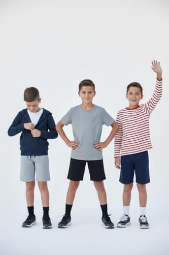 THE BLAZZE Boys School Uniforms Shorts R001 VB5 Black Grey Navy 5 Years 6 Years 4
