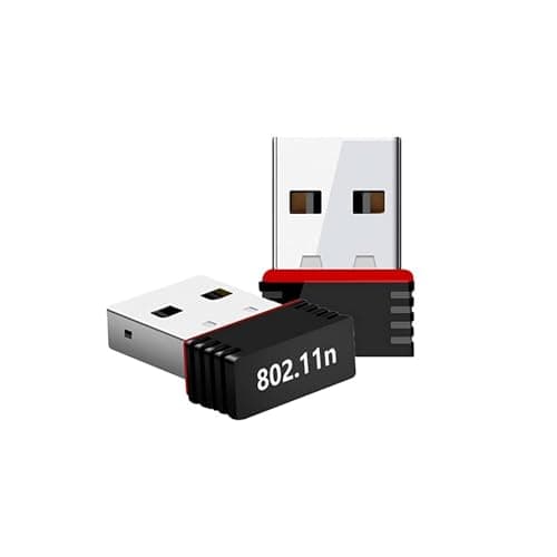 Exclaimum Wireless Mini Wi-Fi Network Adapter with Driver CD for Computer & Laptop