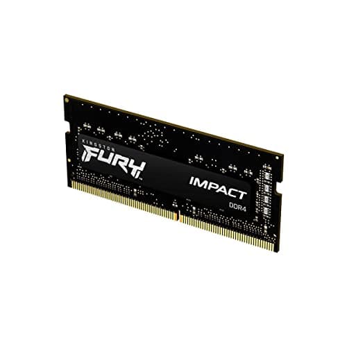 Kingston Fury 16GB 3200MHz DDR4 CL20 SODIMM Fury Impact, Black (KF432S20IB/16)