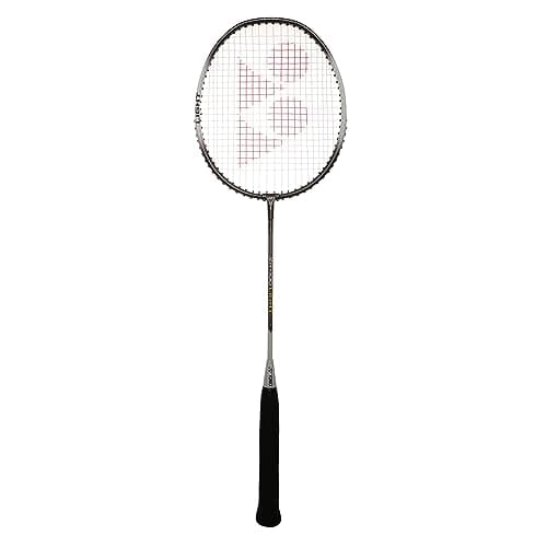 Yonex ZR 100 Light Aluminium Badminton Racquet with Full Cover | Made in India Dark Charcoal
