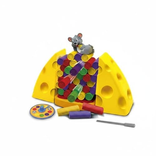UJEAVETTE Educational Cheese Stacking Game Parent-Child Interaction Mouse Balance Game Fine Movement Skills for Children, Family, Cheese Battle
