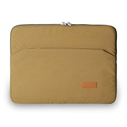Protecta | Grace | Sleeve for MacBook | Air 13" | Khaki | Protective Case | Padded Cover | Water Repellent | Made in India | Lightweight | Durable
