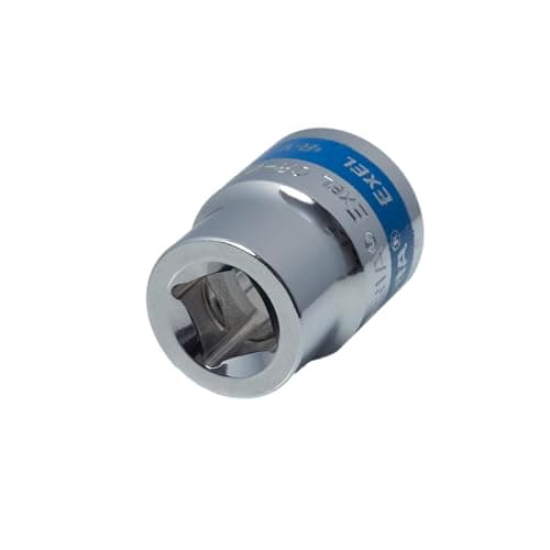 Taparia 1/2" Square Drive Socket (22 mm)-Hex or 6 point Socket for Standard Nuts & Bolts Compatible w/Ratchets, L Handles, Wrenches, Power Tools-Automotive & Mechanical Work for Garages, DIY 2
