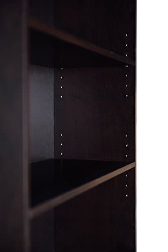 DeckUp Muvo 6-Shelf Engineered Wood Book Shelf and Display Unit (Dark Wenge, Matte Finish) 4