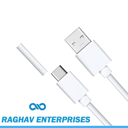 USB Cable Type c for ChromeBook Pixel Cable Original Like USB | Charging & Sync Data Cable | Rapid Quick Dash Fast Charging Cable| Type C to USB-A Cable (3.1 Amp,RW USB - White) 2