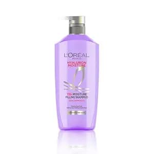 L'Oreal Paris Hyaluron Moisture 72Hr Filling Shampoo With Hyaluronic Acid, For Frizz-Free, Hydrated And Bouncy Hair Full Of Life | 800 Ml