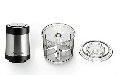 Russell Hobbs ChopQuick 700ml Food Chopper 300W Compact Electric Chopper | SS304 6-Blade | Variable Speed with Turbo | Portable Mini Chopper with Handle & Safety Lock 2