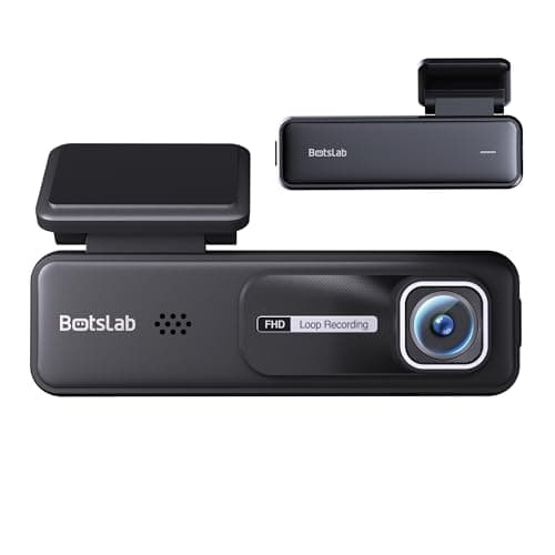 Botslab Car Dash Camera HK30 Pro Sleek and Mini Design Dash Cam 3MP 1296p 2K Resolution, 140° Wide Viewing Angle, Emergency Recording Locked, WiFi, App Support, Easy DIY Setup