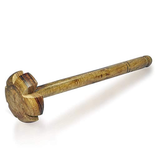 Bilton Pure Wooden Hand Blender/Mathani Rai - (Brown) 2