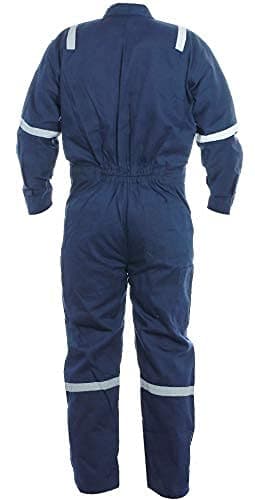 HABIL NOBLEWEAR Industrial Workwear/Coverall/Boiler Suit, Poly-Viscose (Medium, Navy Blue) 2