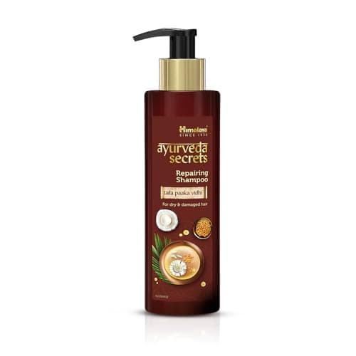Himalaya Ayurveda Secrets| Damage Repair Shampoo for Dry & Frizzy Hair | 10× Damage Repair with Bhringa, Coconut | Paraben Free | 340 ml