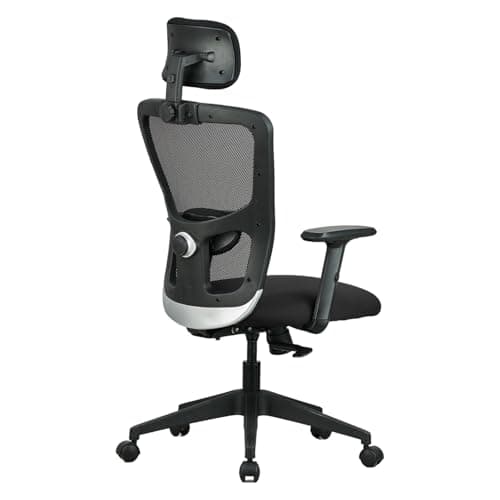 Featherlite ''Astro'' Mesh Home & Office Ergonomic Chair with, Adjustable Lumbar Support, Adjustable Armrest & DIY (High Back, Black) 5