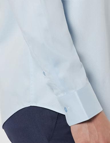 Blackberrys Men India Slim Fit Formal Shirt Light Blue 5