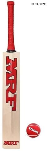 XTROKE Popular Willow Cricket Bat with Ball for Tennis Ball Grip Kids, Boys, Girls, Men, Wood (Size Full Size) 2