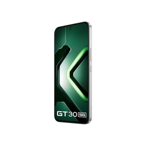 Infinix GT 30 5G+ (Blade White, 8GB RAM, 128GB Storage) | Cyber Mecha Deisgn with LED Lights | 90FPS on BGMI | 1.5K 144Hz AMOLED Display | Segment's 1st Gaming Triggers | 64MP Sony Camera | Infinix AI 3