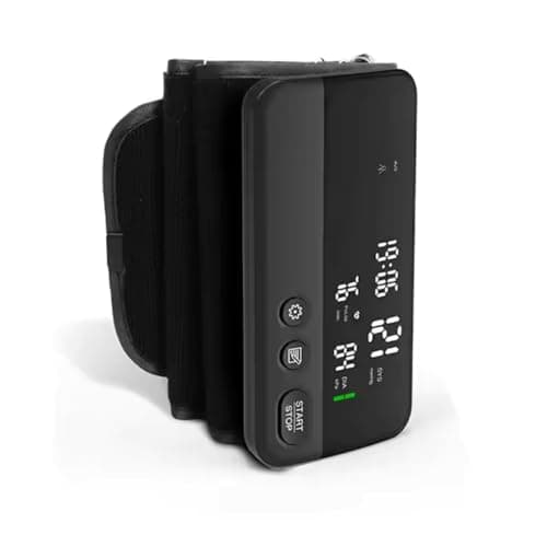 B-Arm Digital Arm Blood Pressure Monitor| Rechargeable BP Monitor for 2 Users with Memory| BP Checking Machine| Tubeless BP Machine with Smart Alerts & Colour Indications