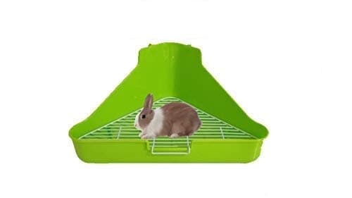 Taiyo Pluss Discovery® Rabbit Toilet Litter Tray, Size: (34X24X16 cm), Litter Tray - Rabbit, Hamster, Guinea Pigs (Green Color)