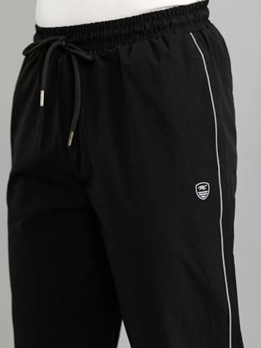 Monte Carlo Mens Regular Fit Solid Lower | Comfortable Stretchable Sports Lower for Men | Casual Gym Wear Jogger Black XL 5