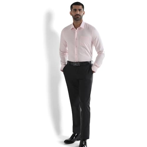 Blackberrys Men India Slim Fit Formal Shirt Pink 5