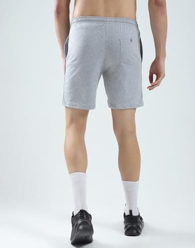 Monte Carlo Mens Solid Regular Fit Bermuda Grey XL 4