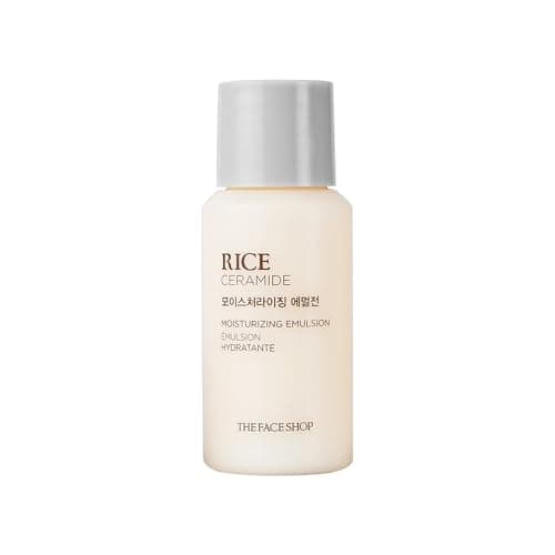 The Face Shop Rice & Ceramide Face Cream 34ml | Barrier Repair Moisturizer for Dry Skin, Intense Hydration & Strengthening | 12Hr Moisture Lock | Korean Skincare