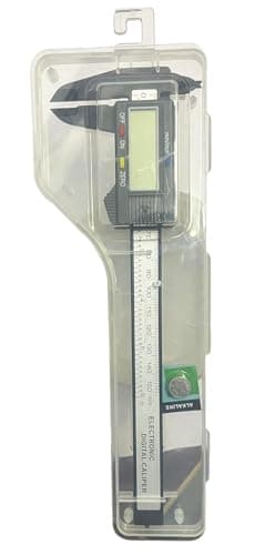 Inditrust New Digital vernier Caliper, 0-6 inches Caliper with Large LCD Screen, Auto - Off Feature, Inch and Millimeter Conversion Measuring Tool, Perfect for Household with Plastic case 5