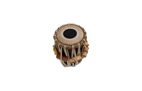 QUEENBRASS Hand-made Tuned Dayan Tabla with Cushions and Covers, Special Handmade Puddis (drum-heads)