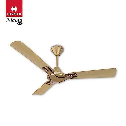 Havells 1200mm Nicola Energy Saving Ceiling Fan (Bronze Copper, Pack of 1) 2 Star 2