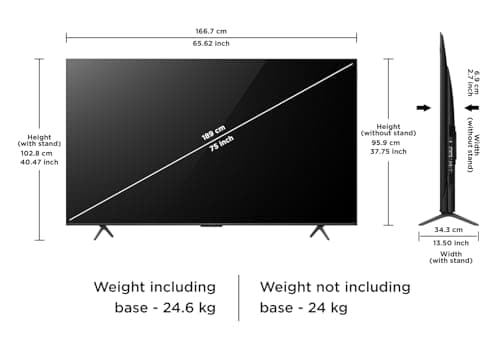 TCL 189 cm (75 inches) 4K Ultra HD Smart QLED Google TV 75T8C 6