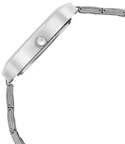 Acnos® Premium Super Quality Pink Dial Silver Steel Chain Analog Watch For Women And Girls Pack Of - 1 2